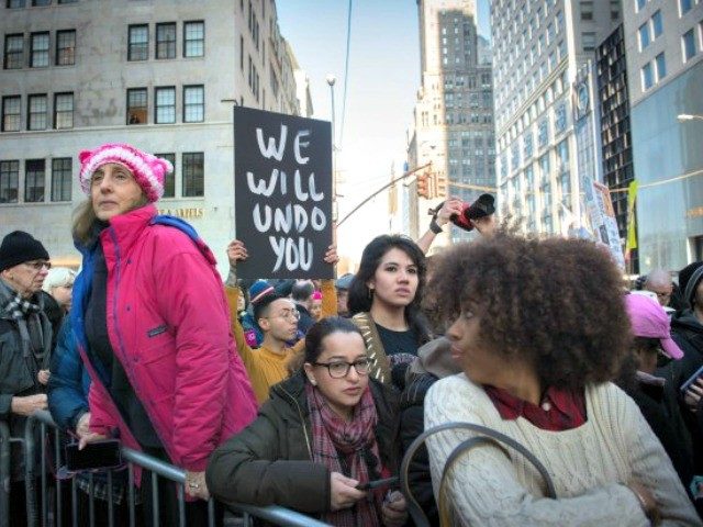 Click to enlarge Women's immigration march