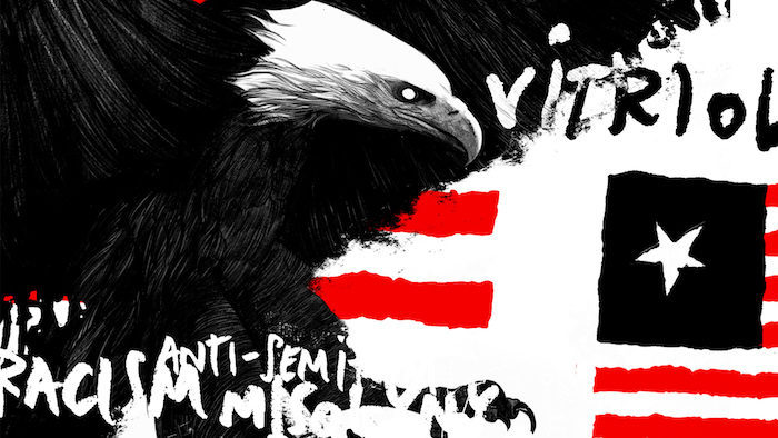 Click to enlarge Eagle vitriol flag