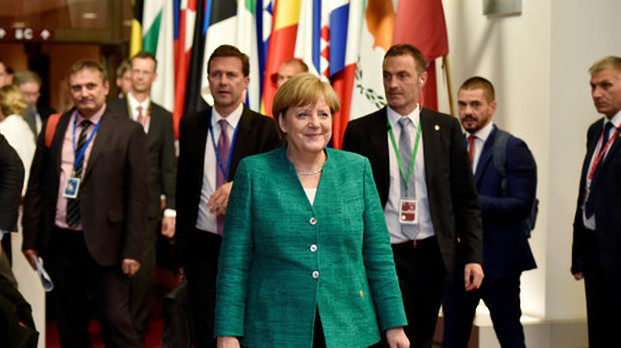 Click to enlarge German Chancellor Angela Merkel