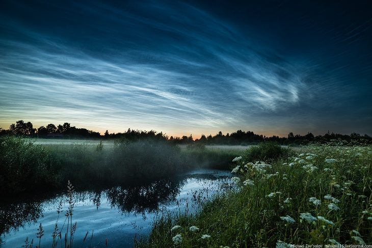 noctilucent clouds russia