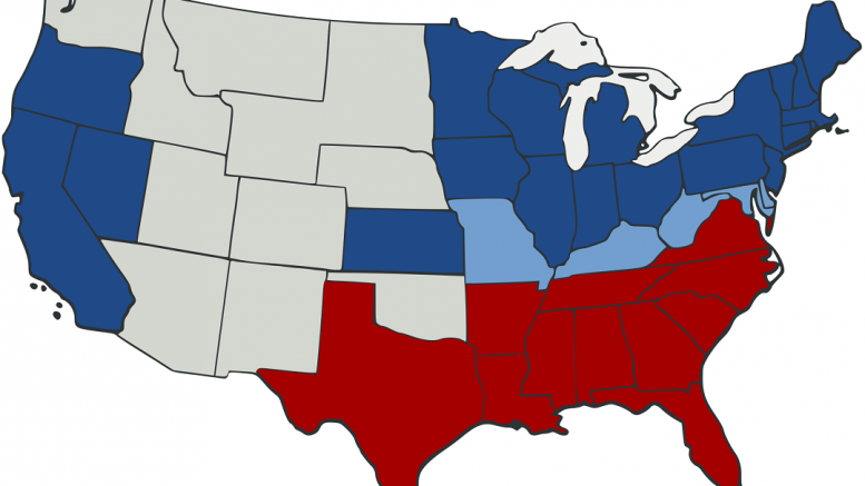 red states / blue states