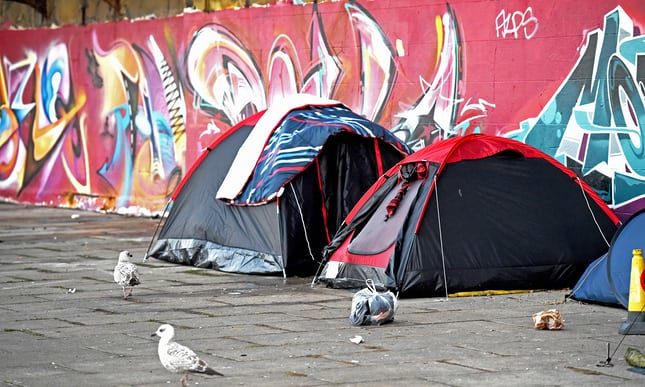 Click to enlarge Child homelessness in England