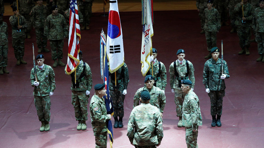USFK change of command ceremony on Camp Humphreys in Pyeongtaek