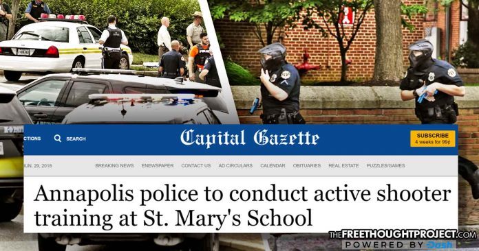 Annapolis active shooter drill