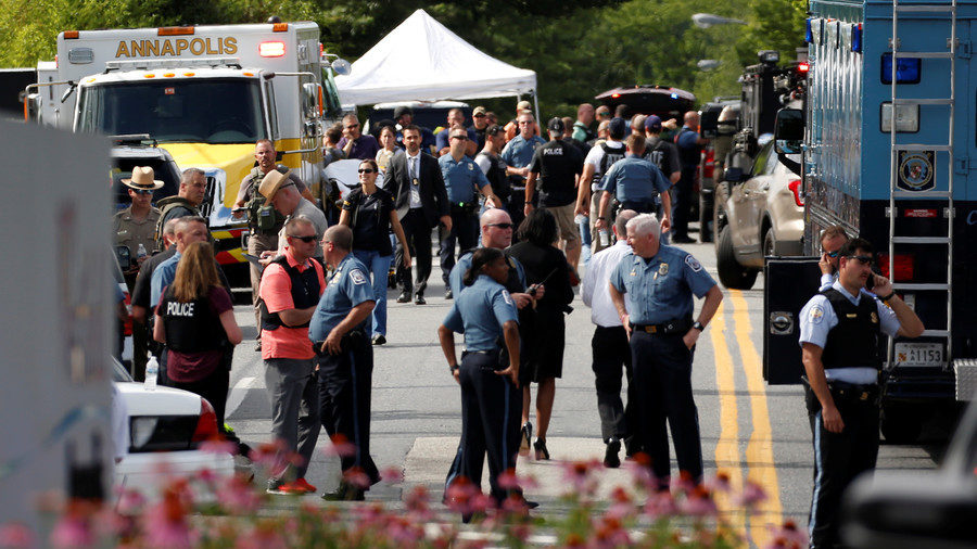 Click to enlarge Capital Gazette scene