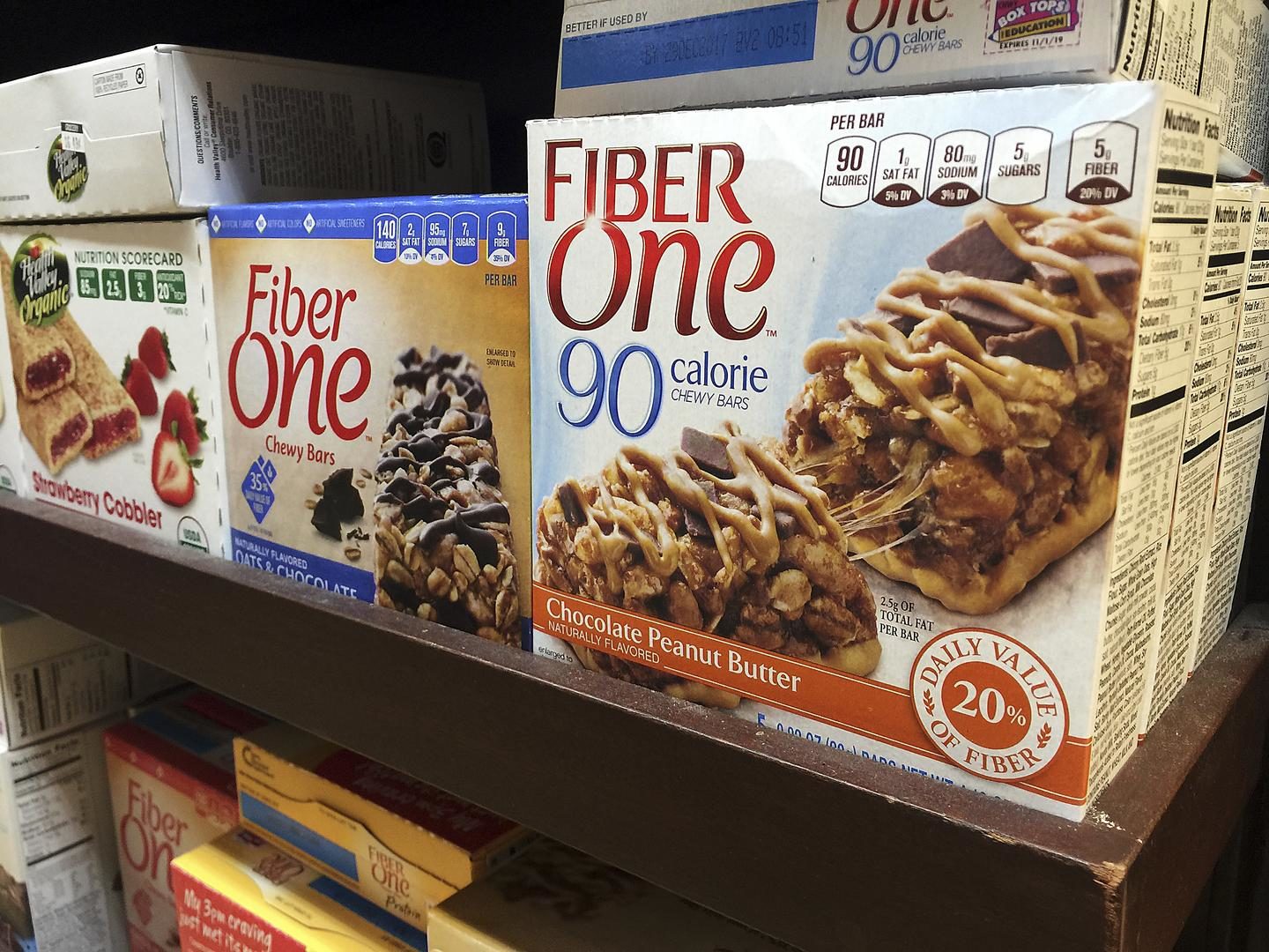Click to enlarge Cereals on Shelf