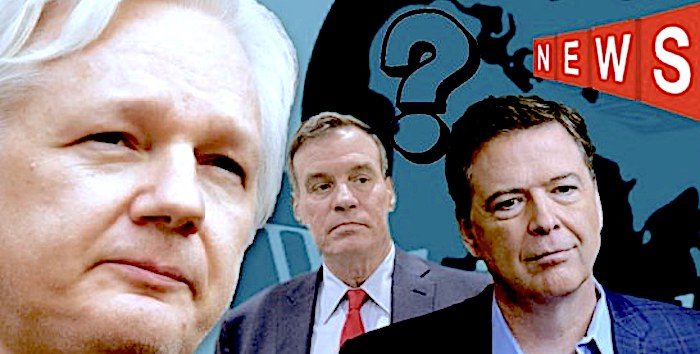 Assange, Warner, Comey