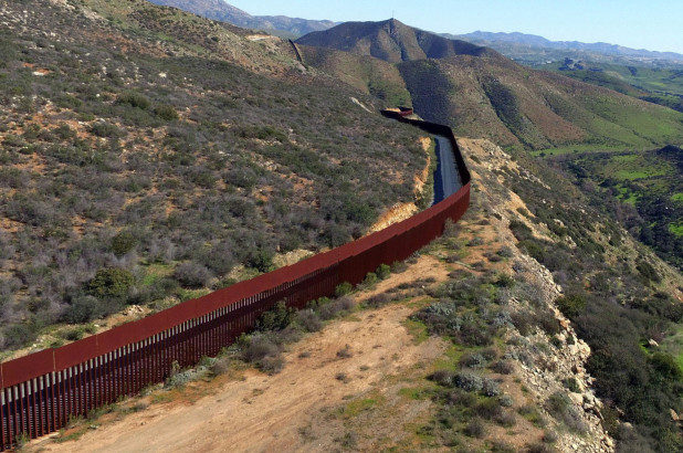 Click to enlarge border wall