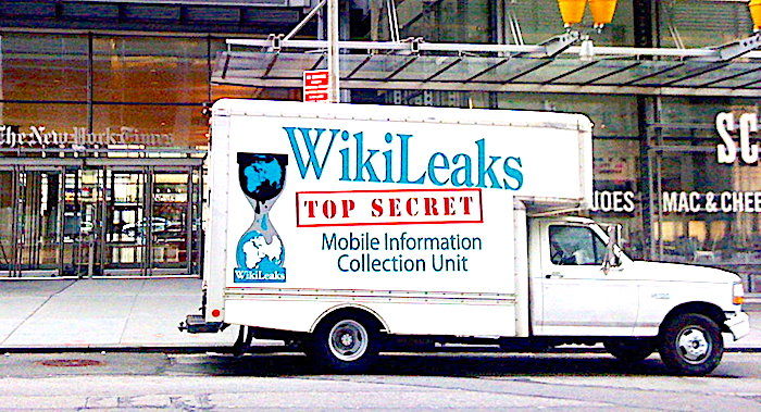 Click to enlarge Wikileaks truck