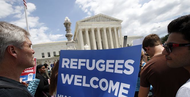 refugees welcome demonstration