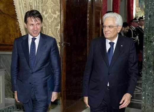 Italy Conte Mattarella