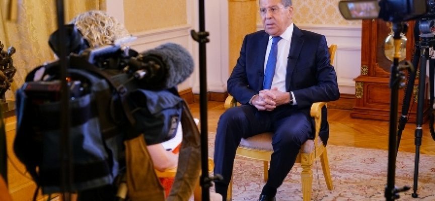 Click to enlarge Lavrov channel 4 interview