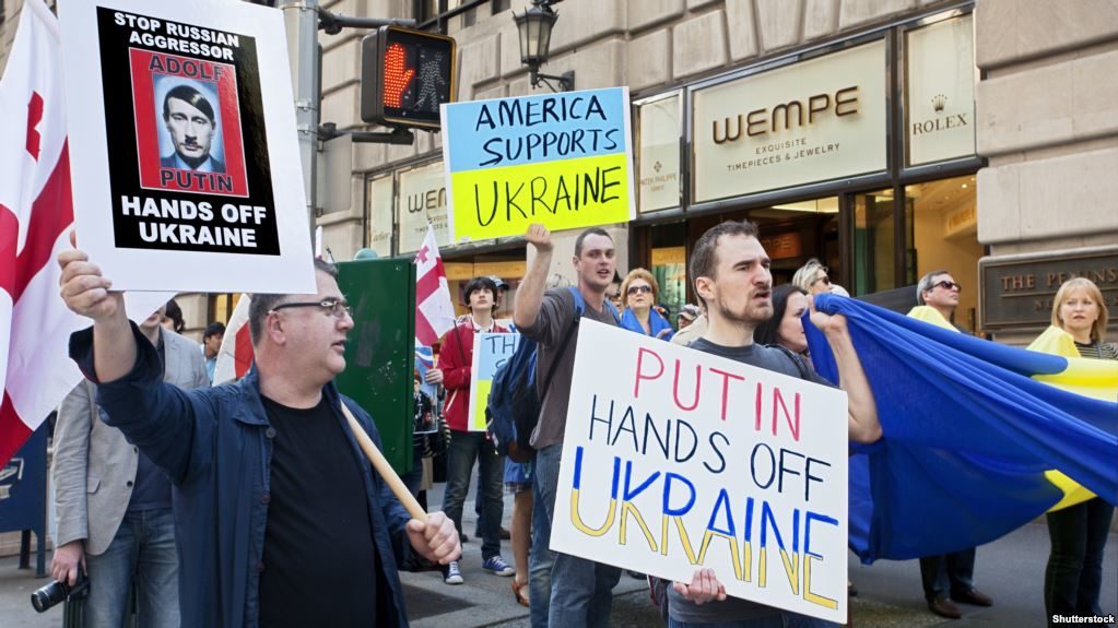 ukraine new york protest