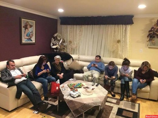 Click to enlarge Visiting grandma