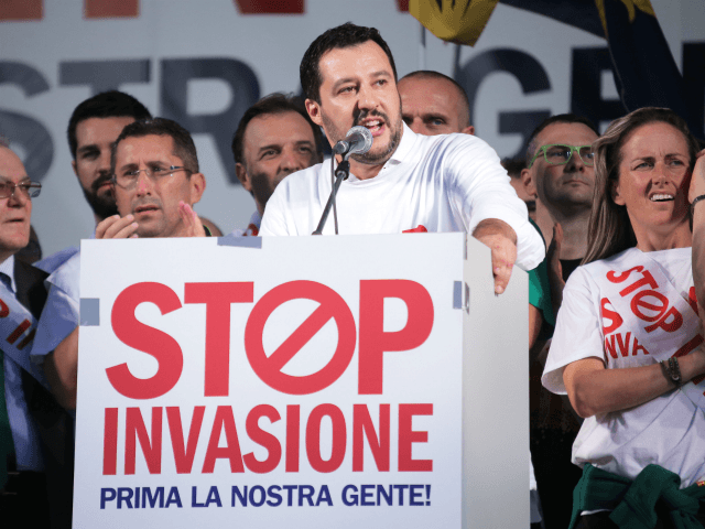 Italian interior minister Matteo Salvini