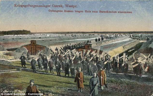 Click to enlarge POW camp czersk WWI