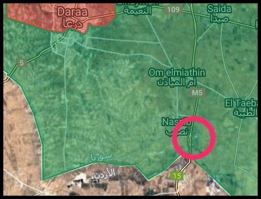 Click to enlarge nassib crossing daraa syria