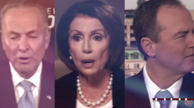 Click to enlarge Democrats Schumer Pelosi Schiff