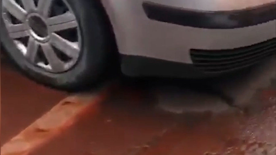 red rain Siberia