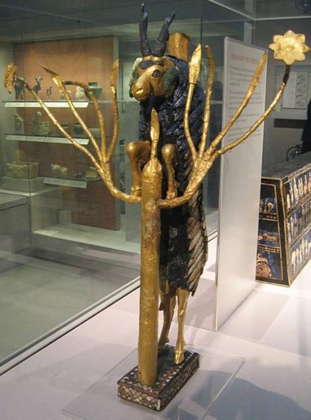 Click to enlarge Ram in a Thicket Mesopotamia idol statue