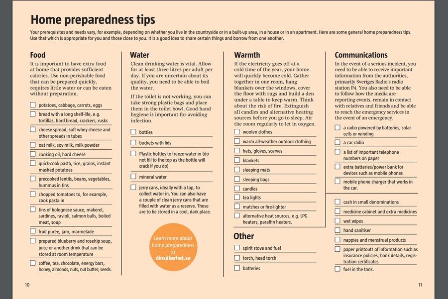 Prepper's manual