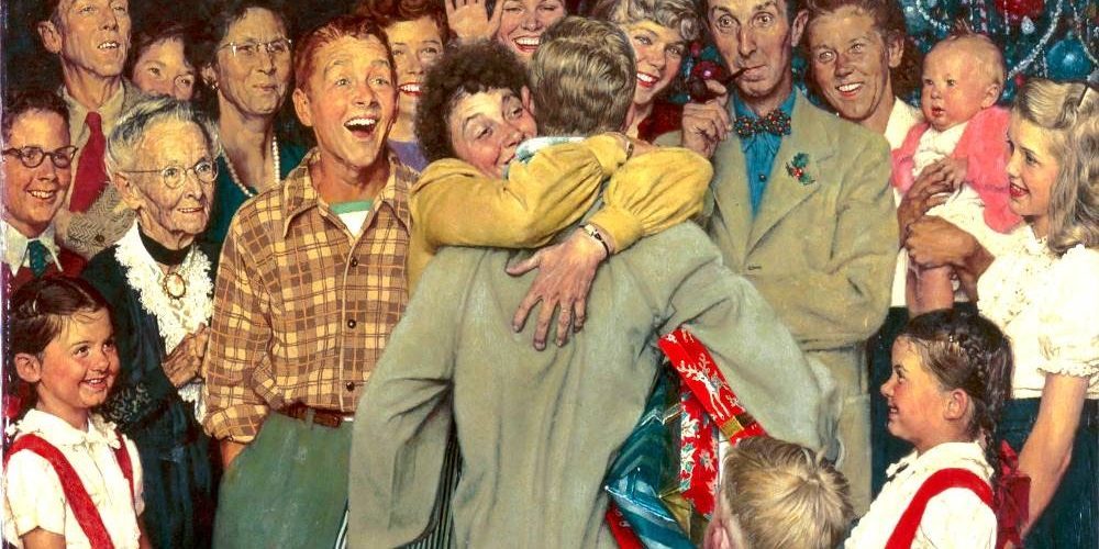Click to enlarge large family painting