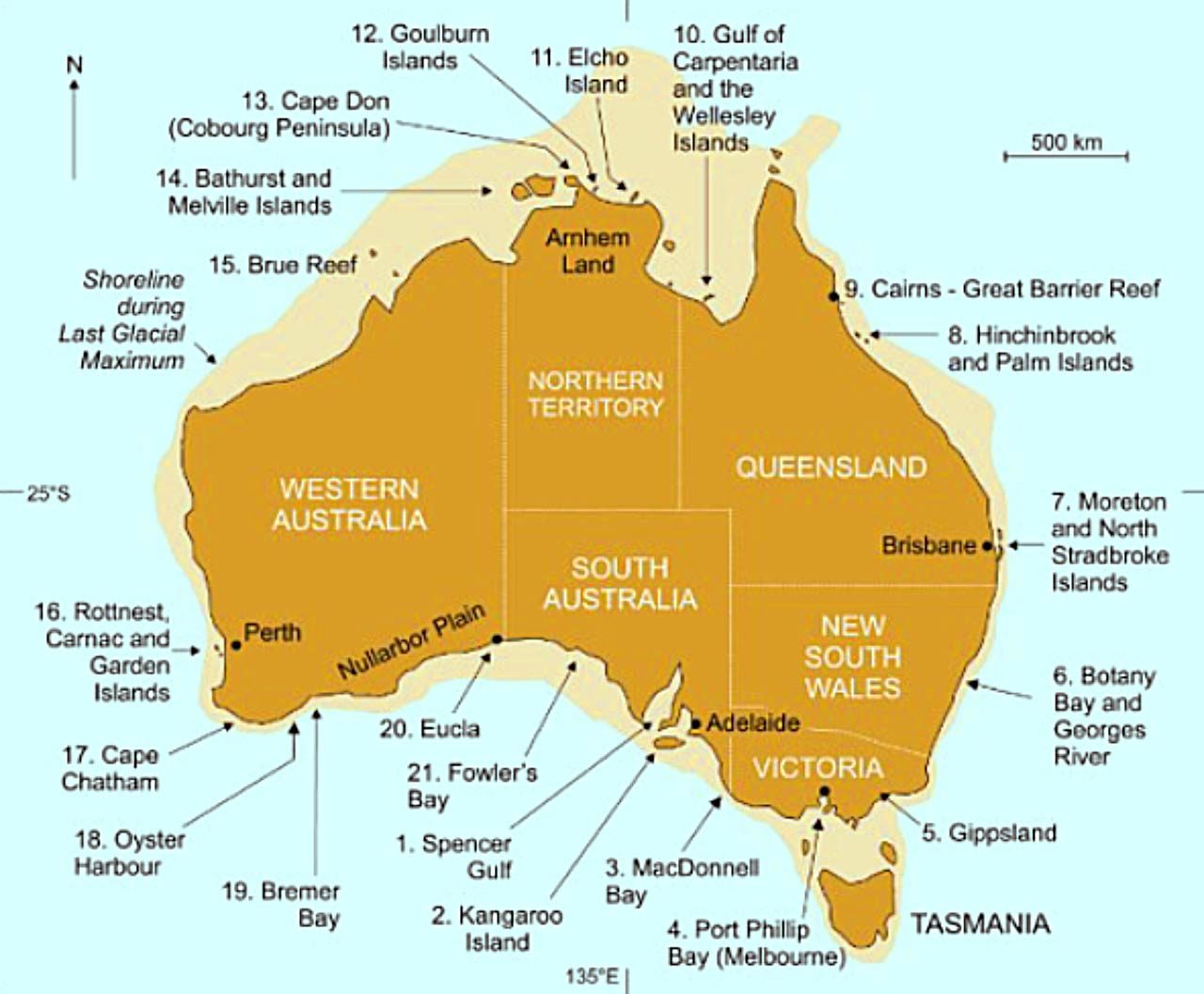 Click to enlarge Australia ancient