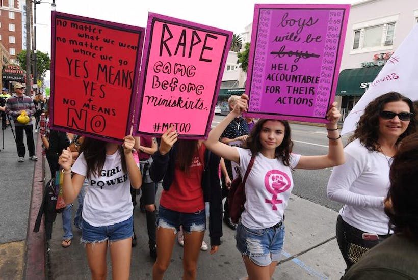 anti-rape demonstration