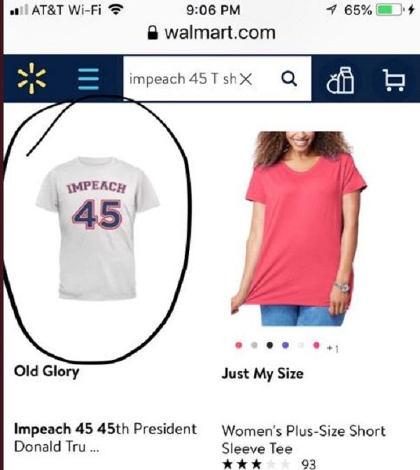 impeach trump shirt