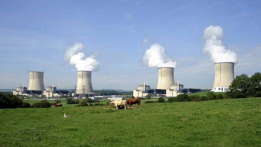 EDF nuclear plant at Cattenom france