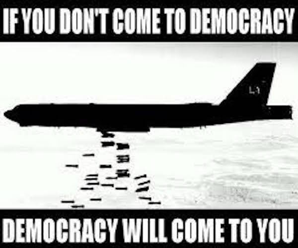 Click to enlarge democracy bombing