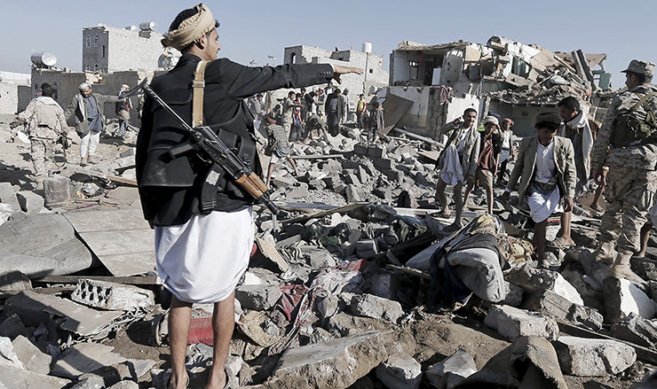 Click to enlarge war in Yemen