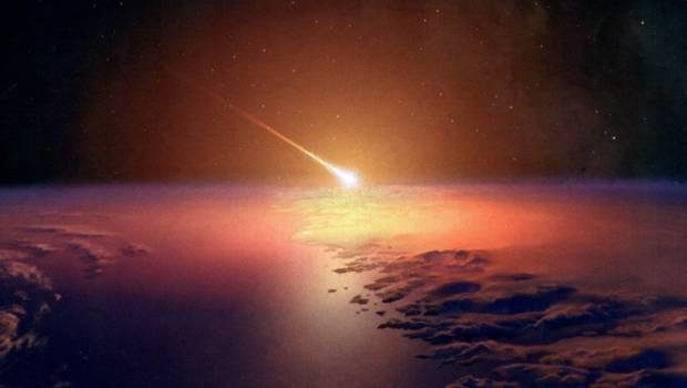 Click to enlarge Meteor seen entering atmosphere seen from ISS
