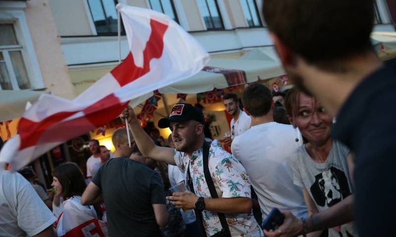 English Fans world cup