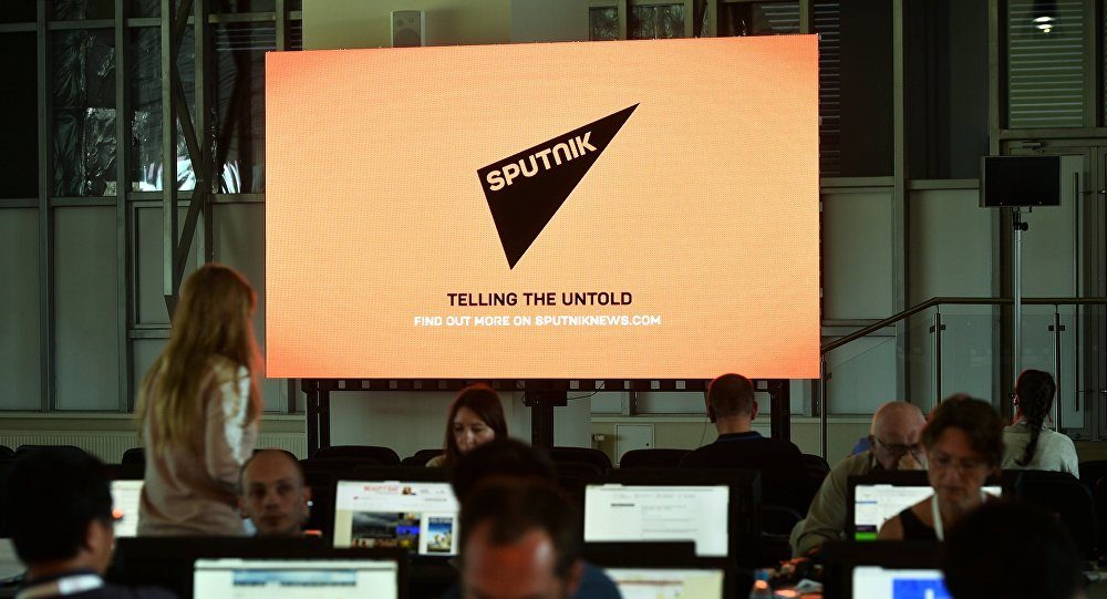 Click to enlarge Sputnik broadcast center