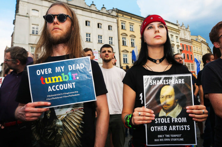 Click to enlarge ACTA protest ban on memes