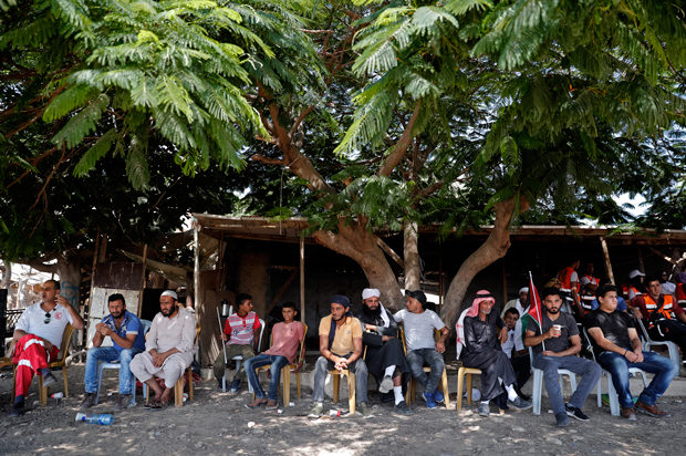 Residents of Khan al-Ahmar