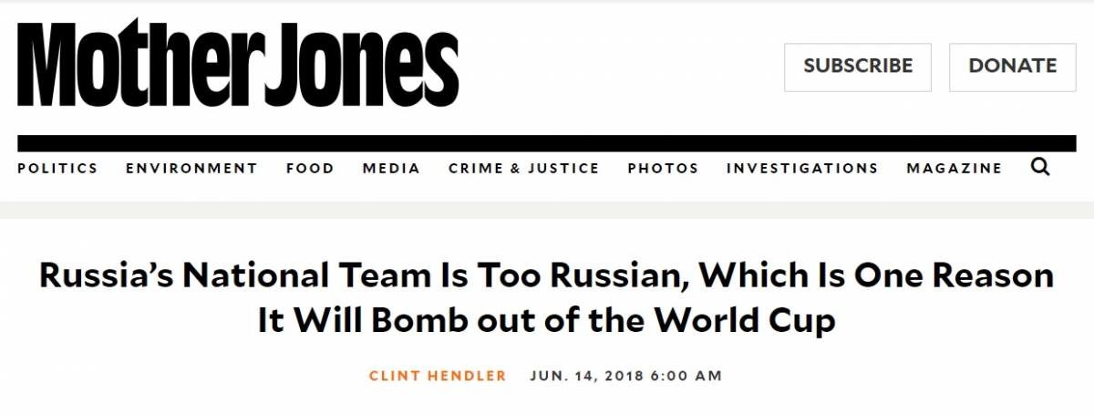 mother jones headline