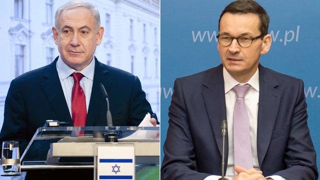 Mateusz Morawiecki and Benyamin Netanyahu