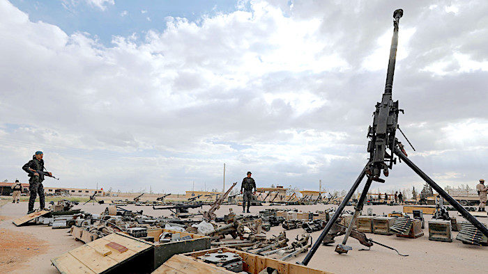 Rebel weapons surrendered