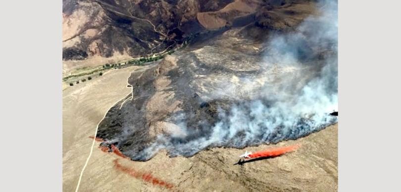 Click to enlarge The Bureau of Land Management released this photograph of the Martin Fire.