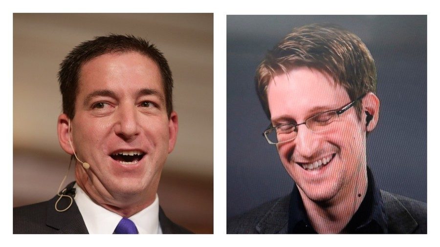 Click to enlarge Glenn Greenwald and Edward Snowden