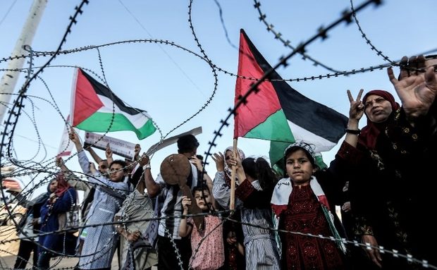 Click to enlarge march of return gaza protest