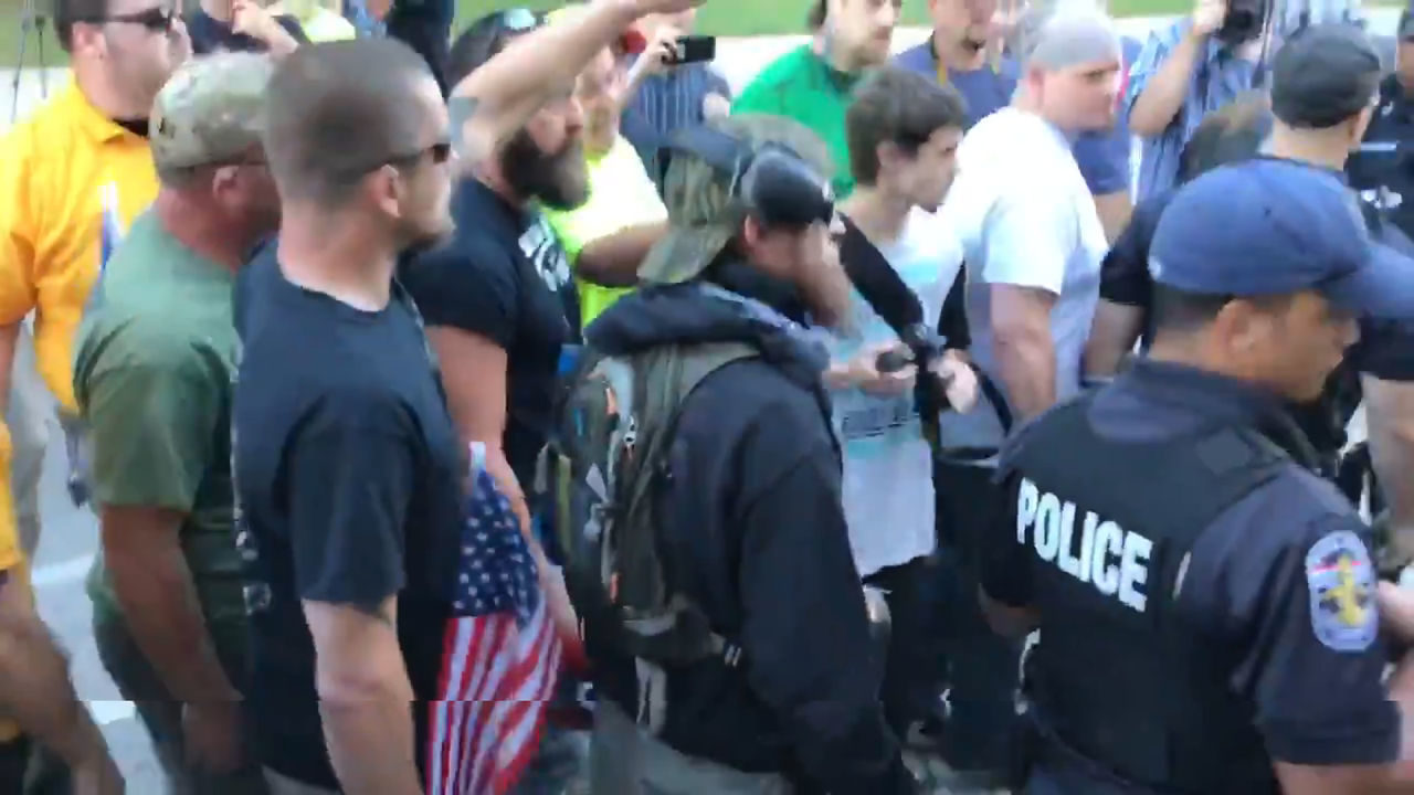 trump rally louisville screenshot