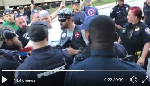 trump louisville rally screenshot 1