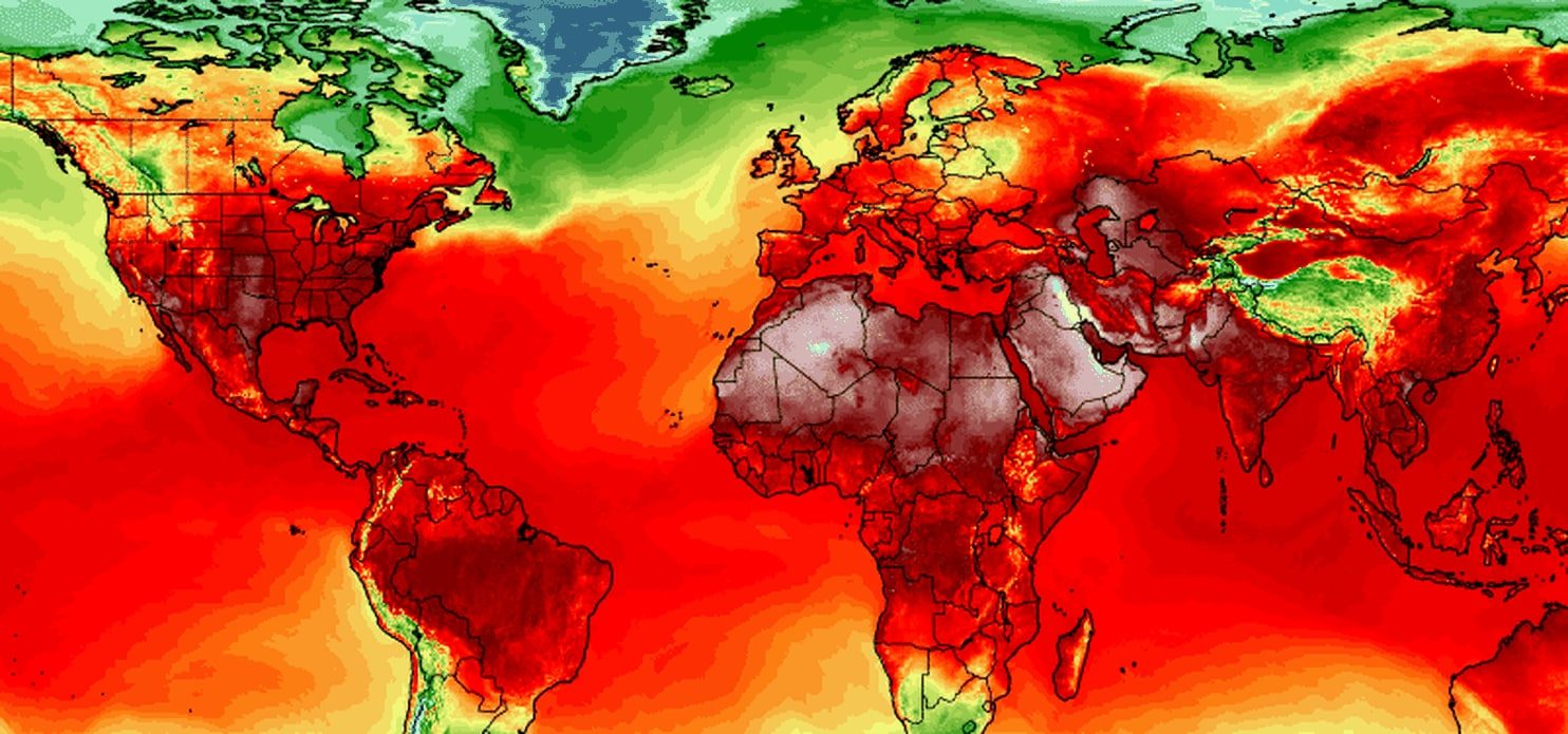 Click to enlarge world heatwave 2018