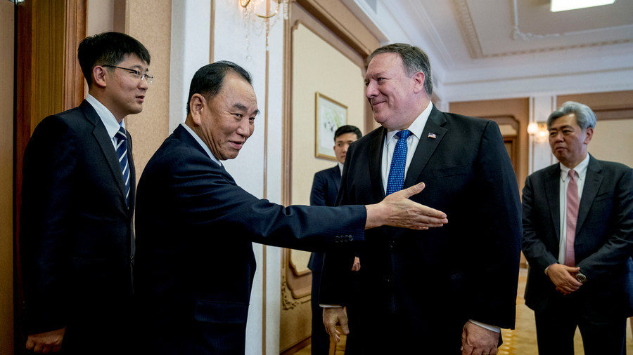Kim Yong Chol Pompeo