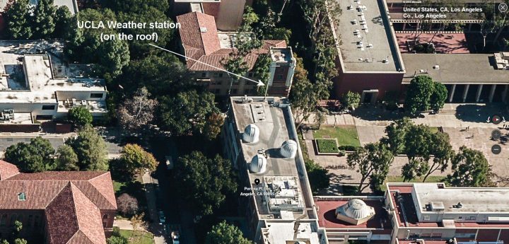 UCLA weather station