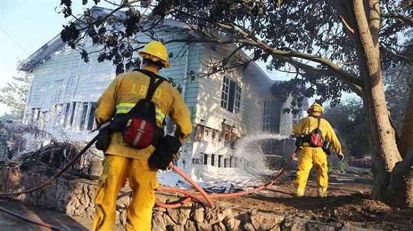 Click to enlarge House fire