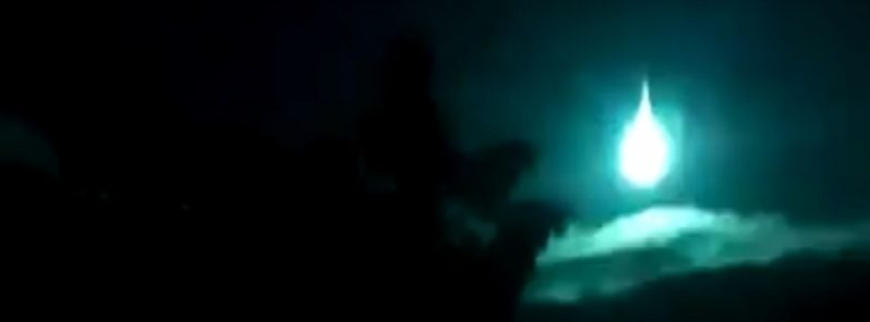 meteor fireball over Brazil 07.07.18